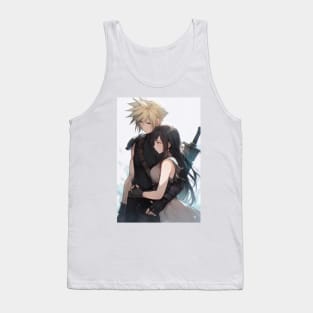 Cloud And Tifa - Final Fantasy 7 Tank Top